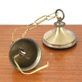 Glass lantern and brass