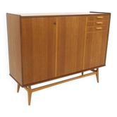 Scandinavian enfilade in teak and oak, Sweden, 1960.