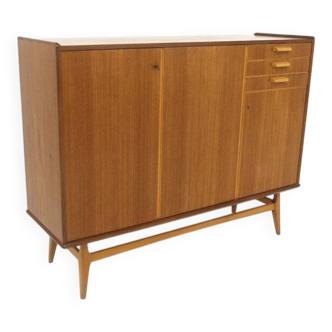 Scandinavian enfilade in teak and oak, Sweden, 1960.