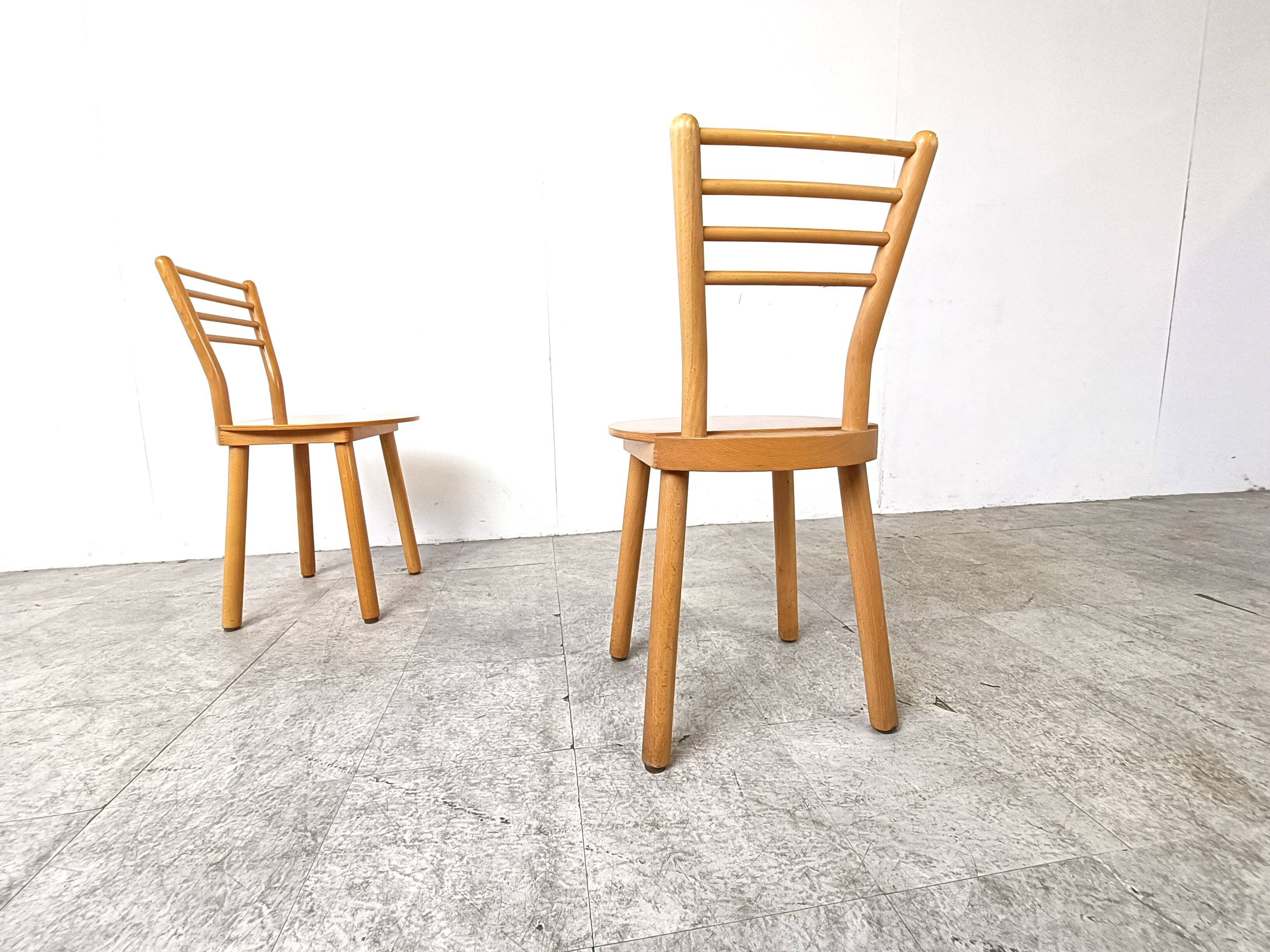 Vintage scandinavian dining chairs, 1970s