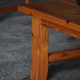 Uno & Östen Kristiansson, table basse rectangulaire en pin, milieu du XXe siècle, années 1970