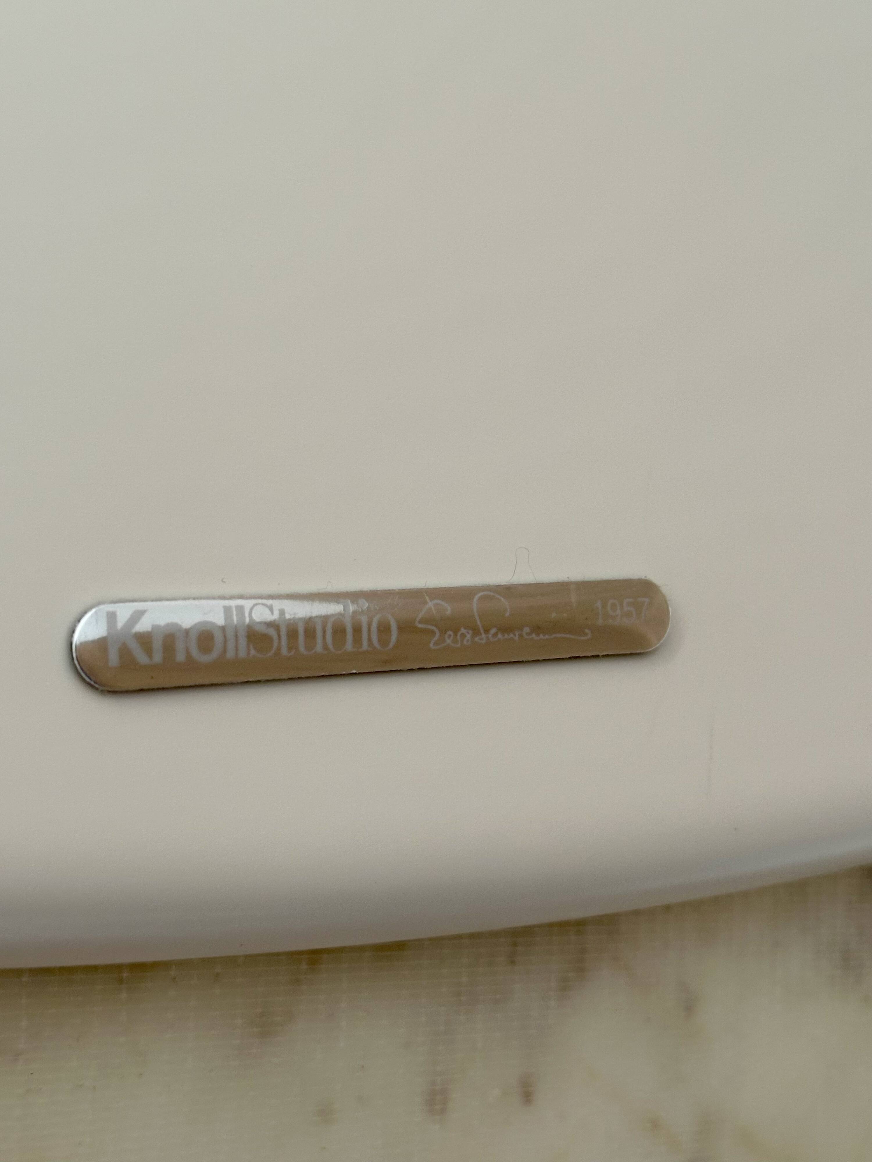 Oval Knoll Saarinen table, Calacatta marble, 198cm, year 2022, tulip.