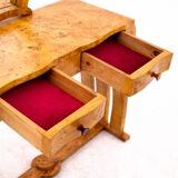 Art Deco Dressing Table with Seat, Poland, 1940s