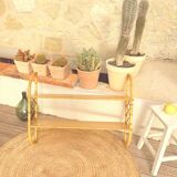 Vintage rattan shelf "Gabriella"