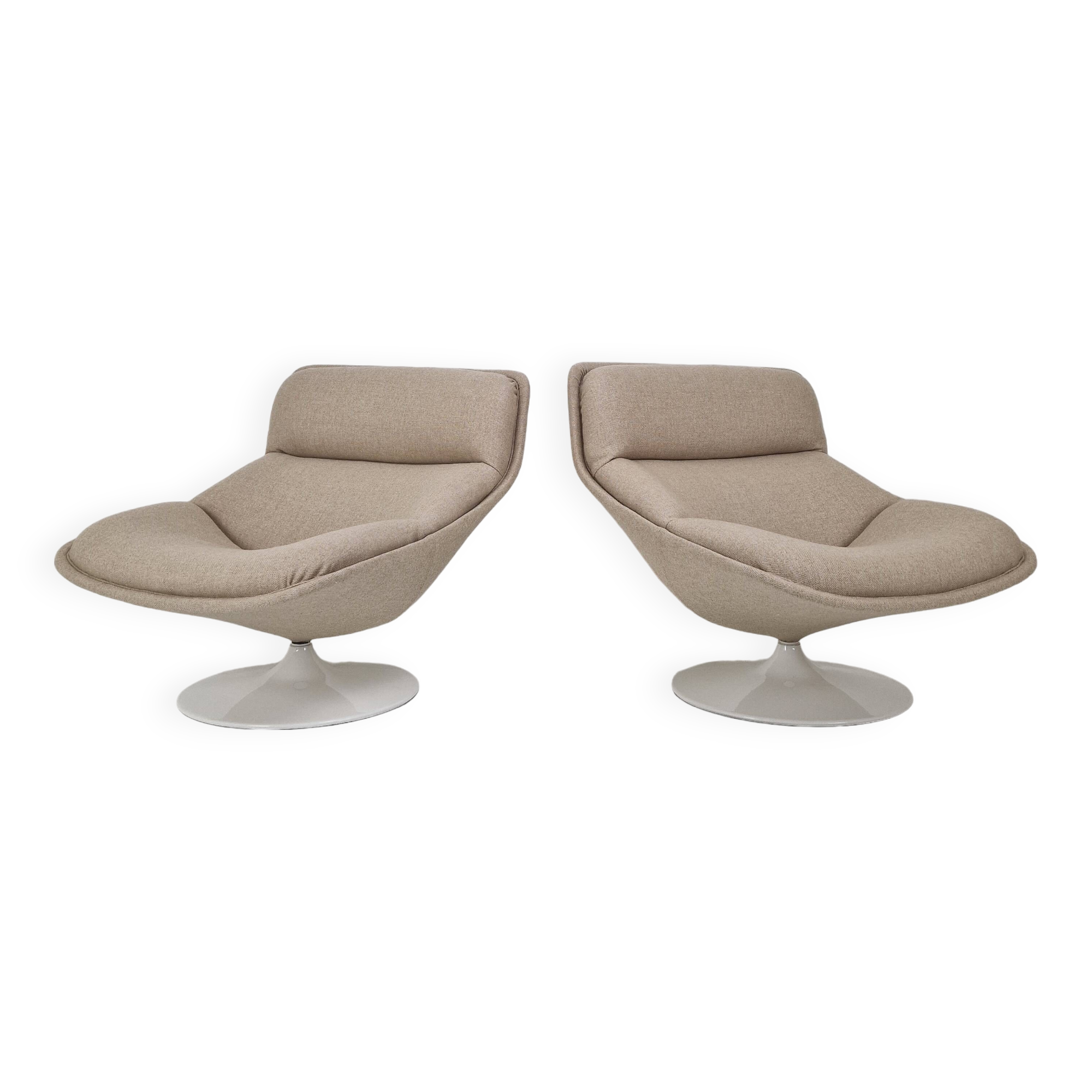 Set of 2 F517 Lounge Chairs by Geoffrey Harcourt for Artifort, 1970s