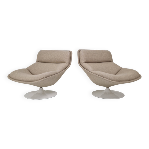 Set of 2 F517 Lounge Chairs by Geoffrey Harcourt for Artifort, 1970s