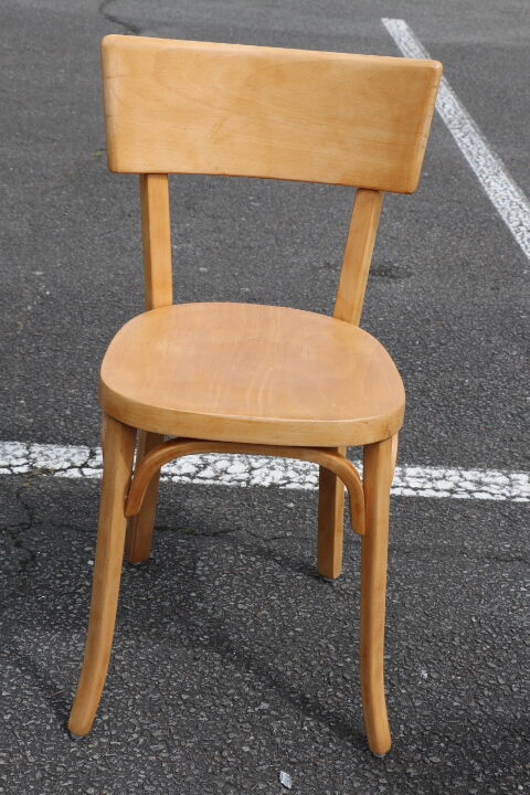 4 chairs Baumann no.24 light beech
