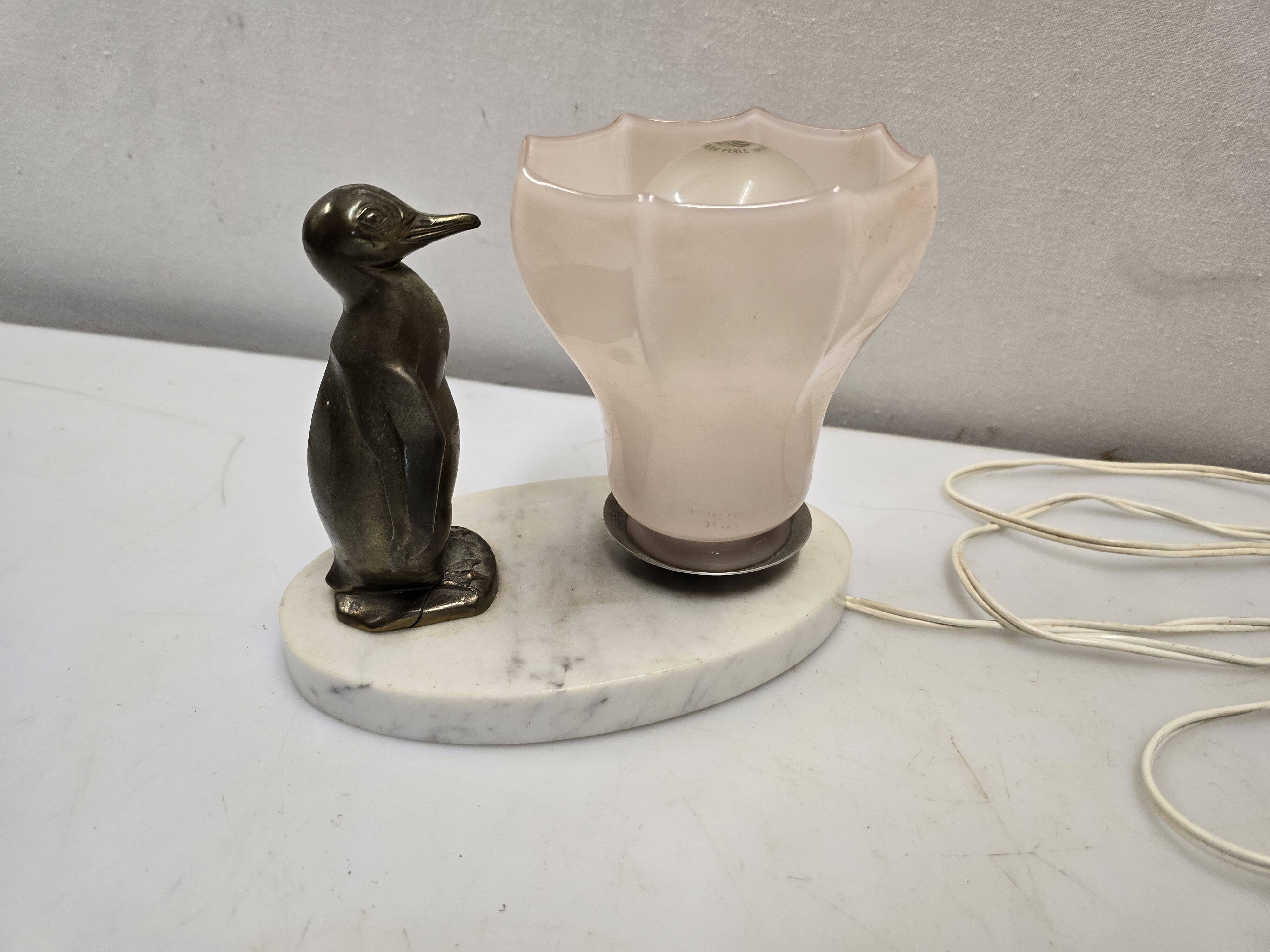 Penguin lamp from the 60s