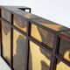 Large oxidized and patinated brass bar by Isabelle and Richard Faure 1970