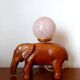 Lampe éléphant verre de Clichy art déco