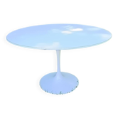 Authentic Eero Saarinen Tulip Coffee Table – White Laminate