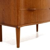 Commode "tallboy" en teck, Danemark, 1950