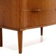 Teak tallboy chest of drawers, Denmark, 1950