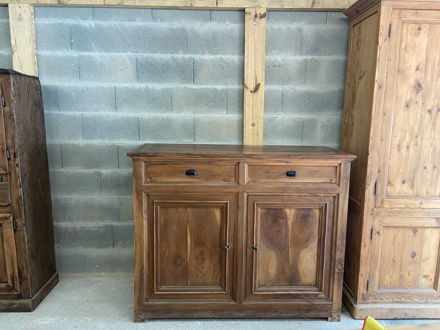 Buffet made of solid walnut