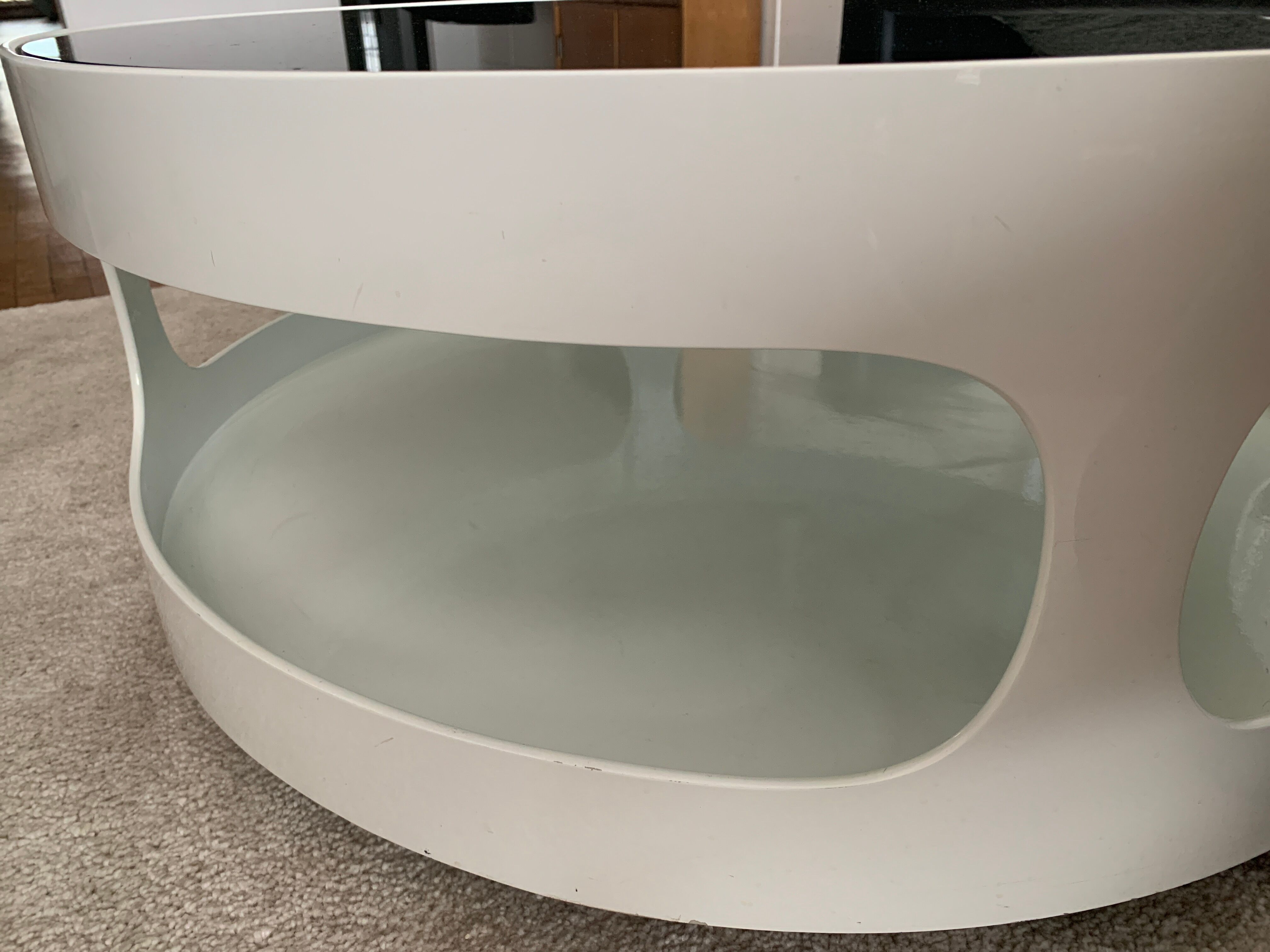 Space age coffee table by Erik Van Buijtenen