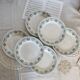 6 flat iron earth plates Nouvelles Galeries Ennegé Paris Robert model 1930s