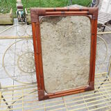 Bamboo and rattan mirror 70X50