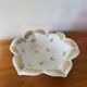 White and Gold Limoges Porcelain Bowl