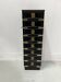 20th Century Black Wooden Cabinet with Eight Small Drawers