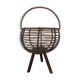 Vintage tripod sewing basket
