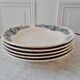 Lot de 5 assiettes creuses Terre de fer, Alésia Longchamp