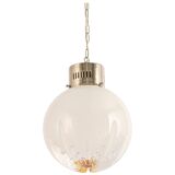 Suspended chandelier large Sputnik ball Murano, VeArt, Italy, 1970s