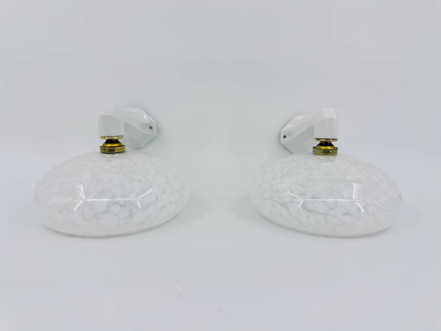 Art Deco porcelain wall lights