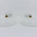 Art Deco porcelain wall lights