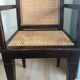 Fauteuil vintage cannage