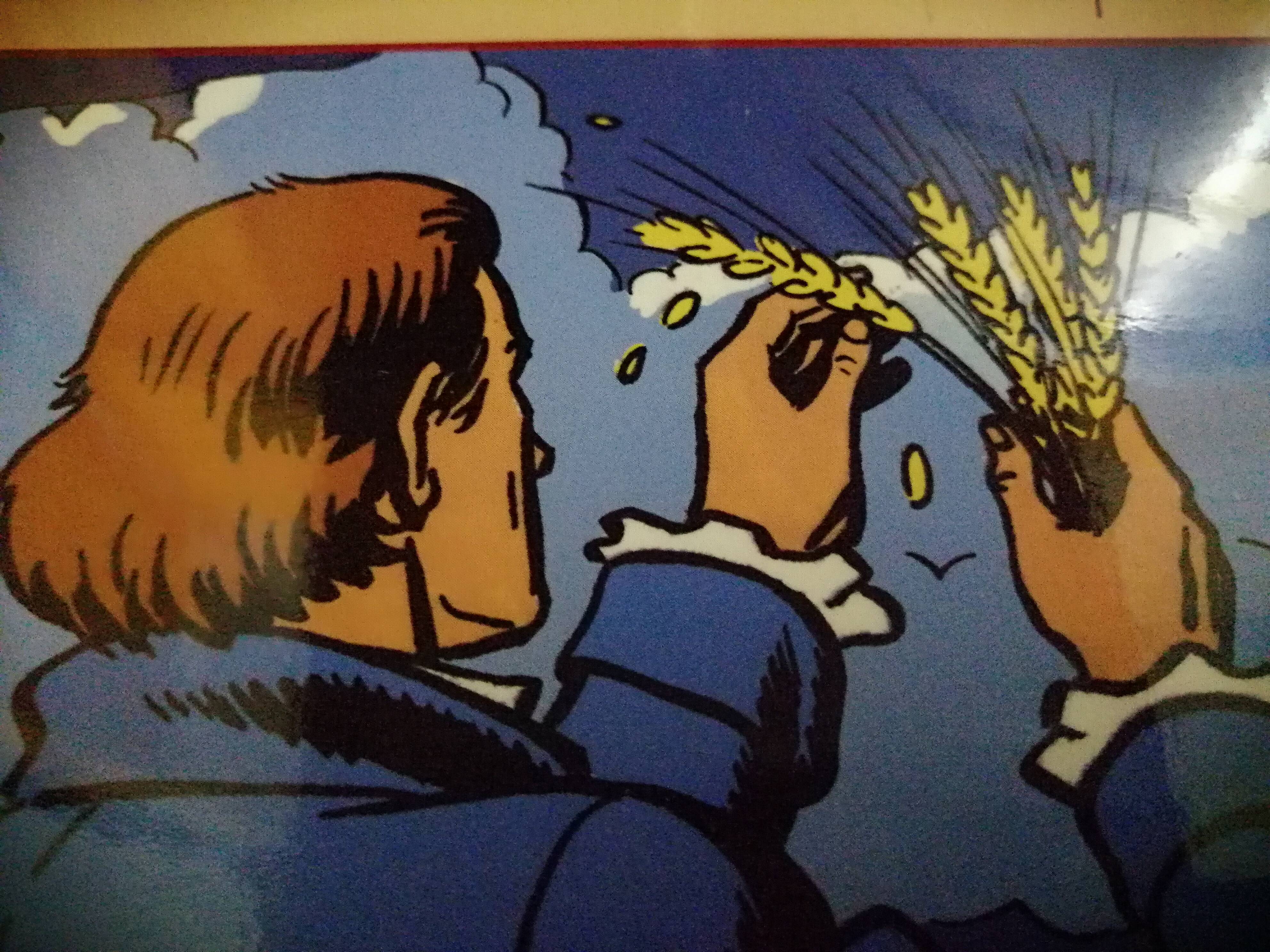 Vintage Jameson Ted Benoit wooden advertising plate