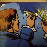 Vintage Jameson Ted Benoit wooden advertising plate