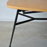 Liftable coffee table Smorrebrod 1960 in Teak