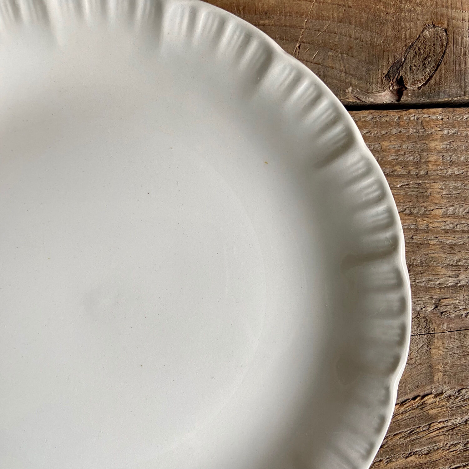 6 Digoin Sarreguemines dessert plates