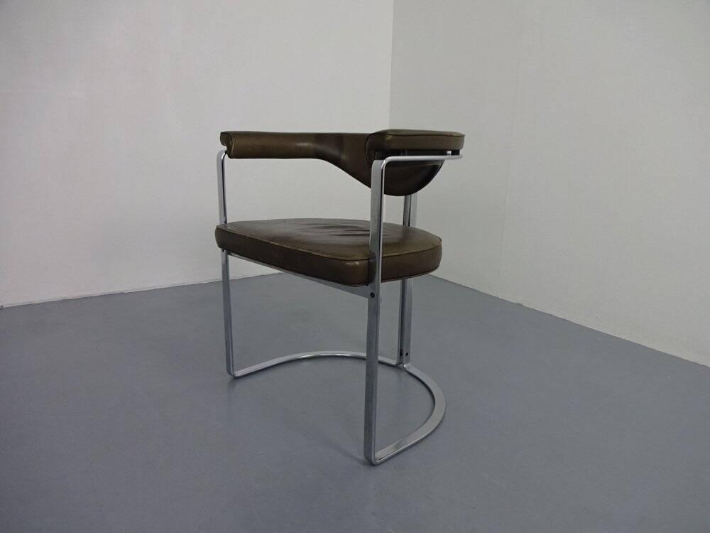 Mocdl 6911 Armchair in Leather by Horst Brüning for Kill International, 1968