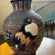 Amphora lamp vase Czechoslovakia Art Deco H 30 cm