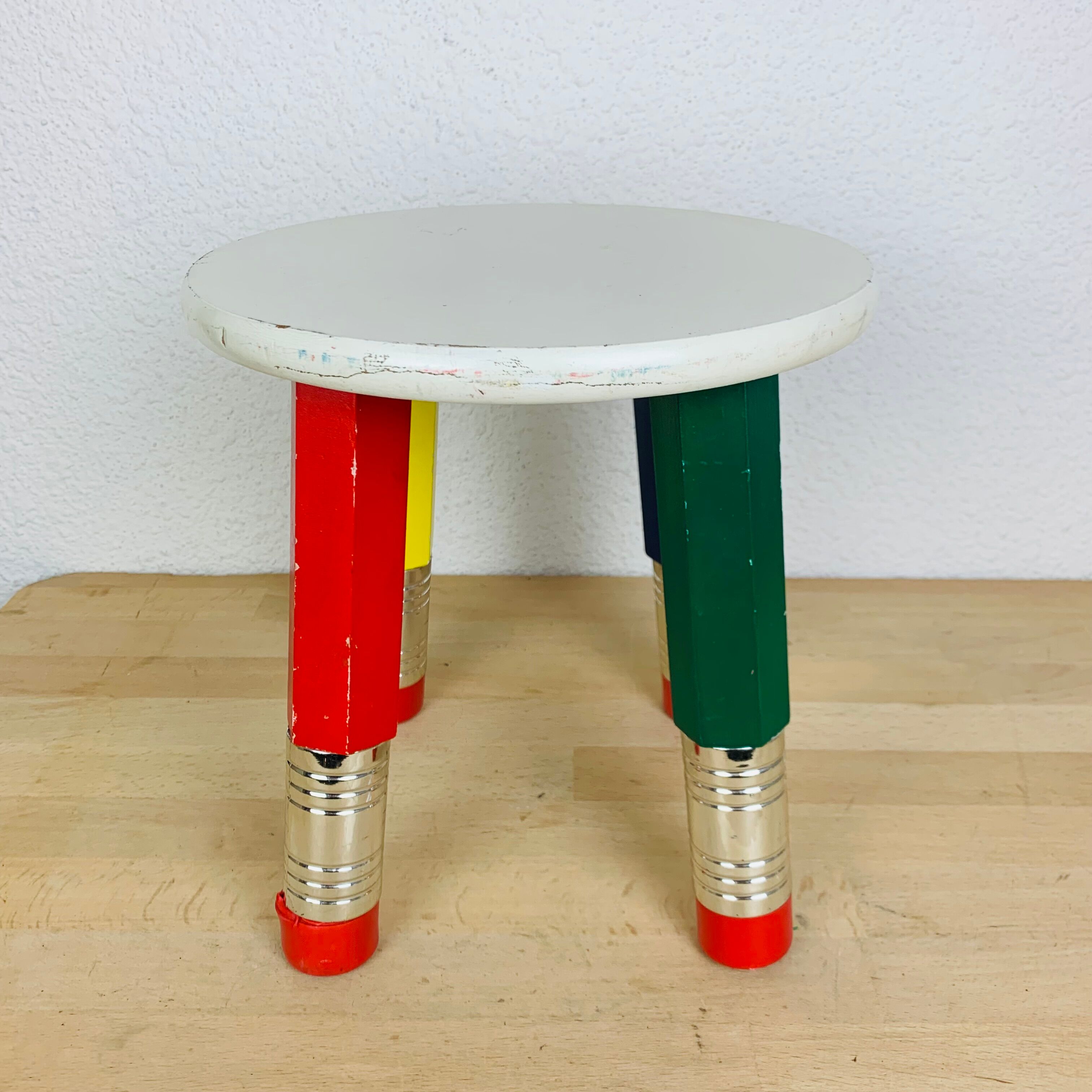 Pencil stool by Pierre Sala for children Selency