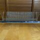 Vintage 1970s Chrome Metal Vinyl Record Holder with 100 Slots