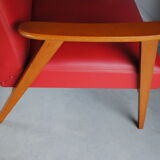 Armchair in 60 years red skai