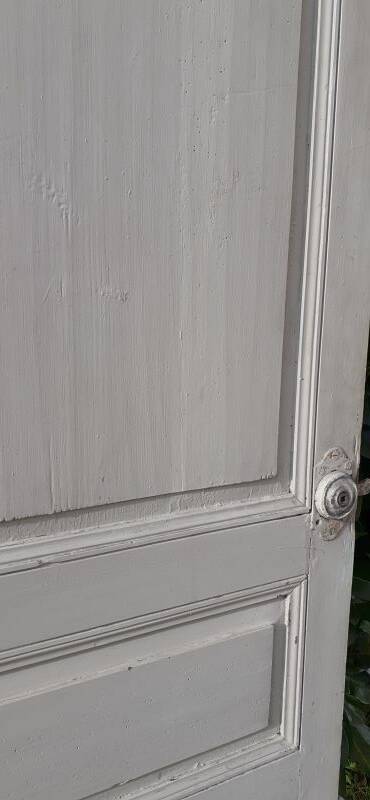 Small 18th century cupboard door h171.5x87.5cm old