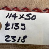 Ancien chemin de Kilim étroit turc 114x50 cm shabby chic, kelim vintage