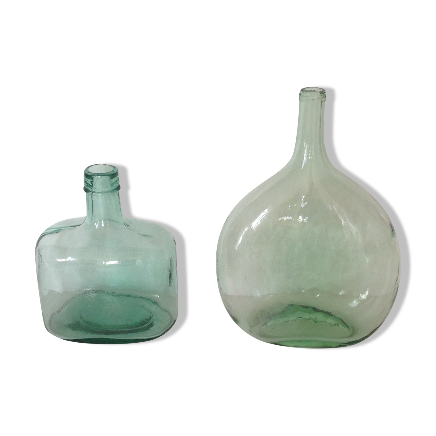 Demijohn 3,5L and bottle and bottle 2L