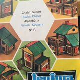 Old wooden construction game Jura Game "Chalet suise N°8"