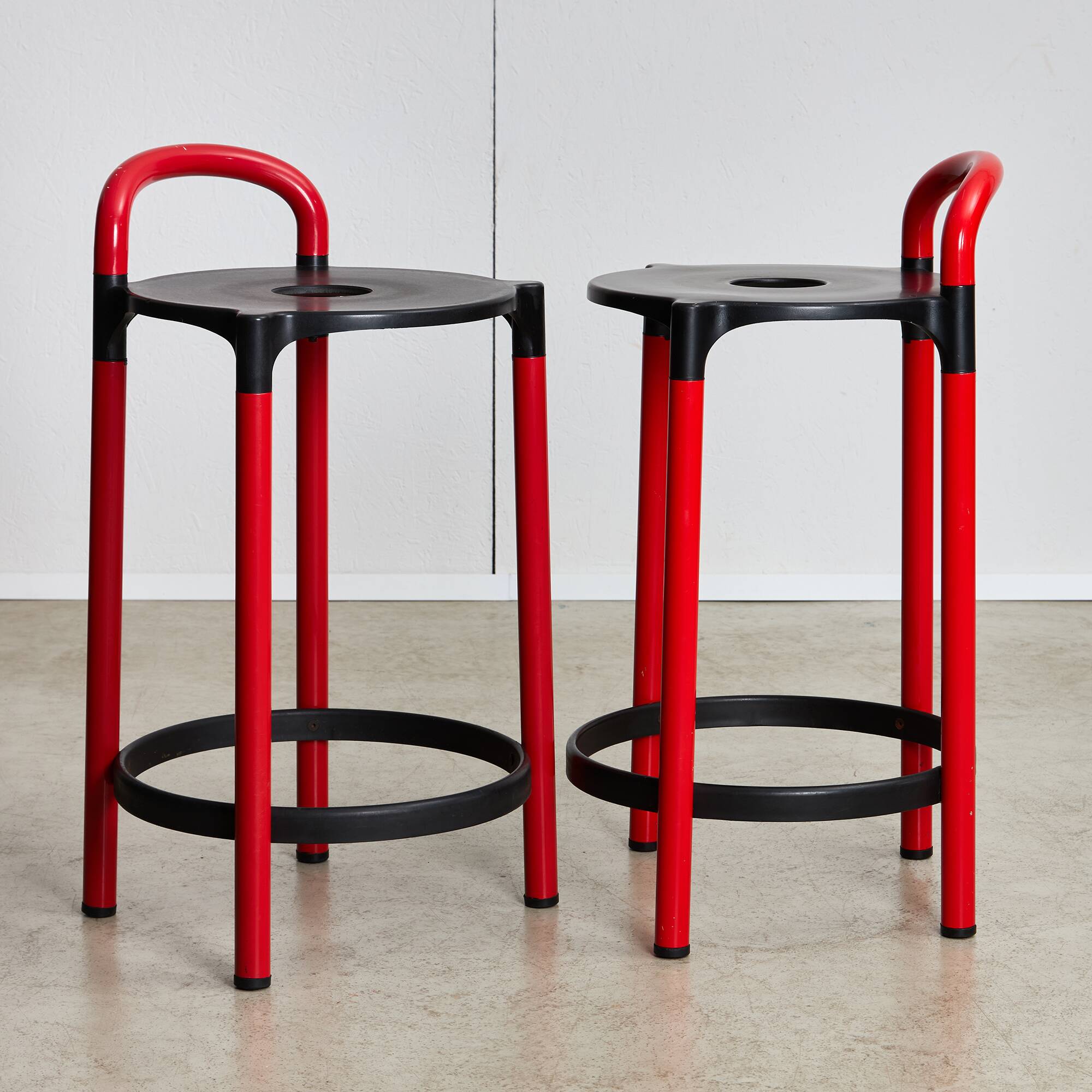 Set of Polo Bar Stools by Anna Castelli Ferrieri for Kartell, 1979