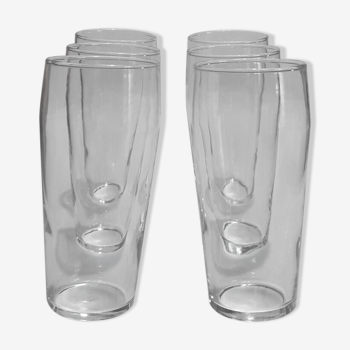 Lot de 6 verres fins de 13,8cm de haut