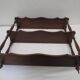 Old turned wood shelf, walnut color