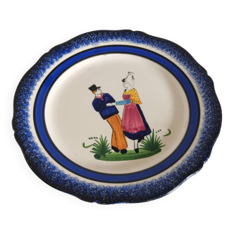 Old Henriot Quimper plate