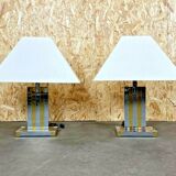 Table lamp for lumica braas & chrome