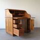 American oak desk, late 19th century.