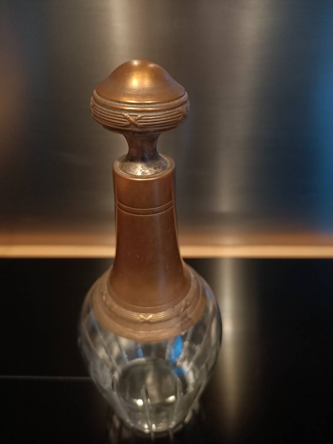 Early 20th century crystal carafe