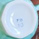 Lot de 5 tasses pastel FB Badonviller